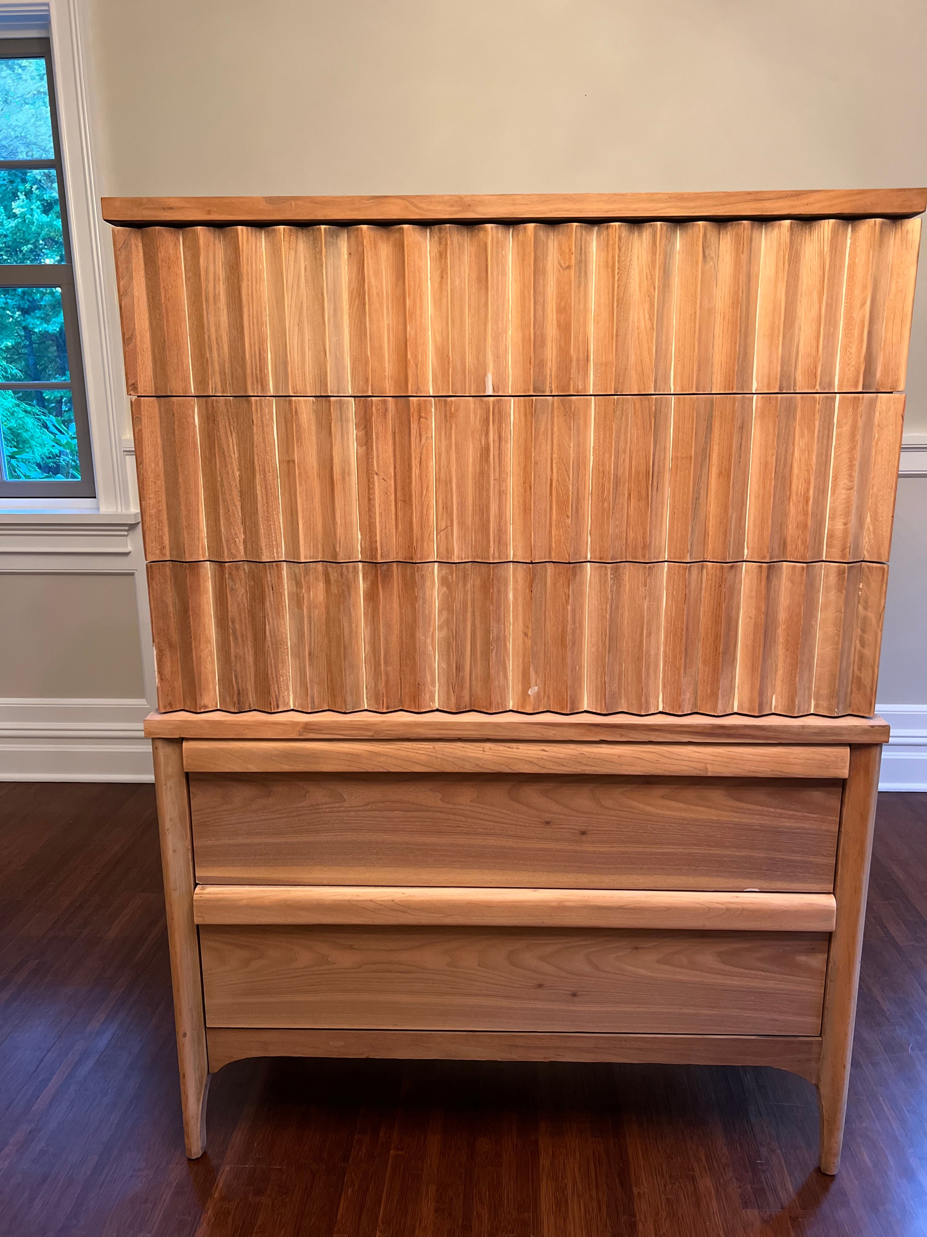 Mid Century "Raw" Reimagined Dresser