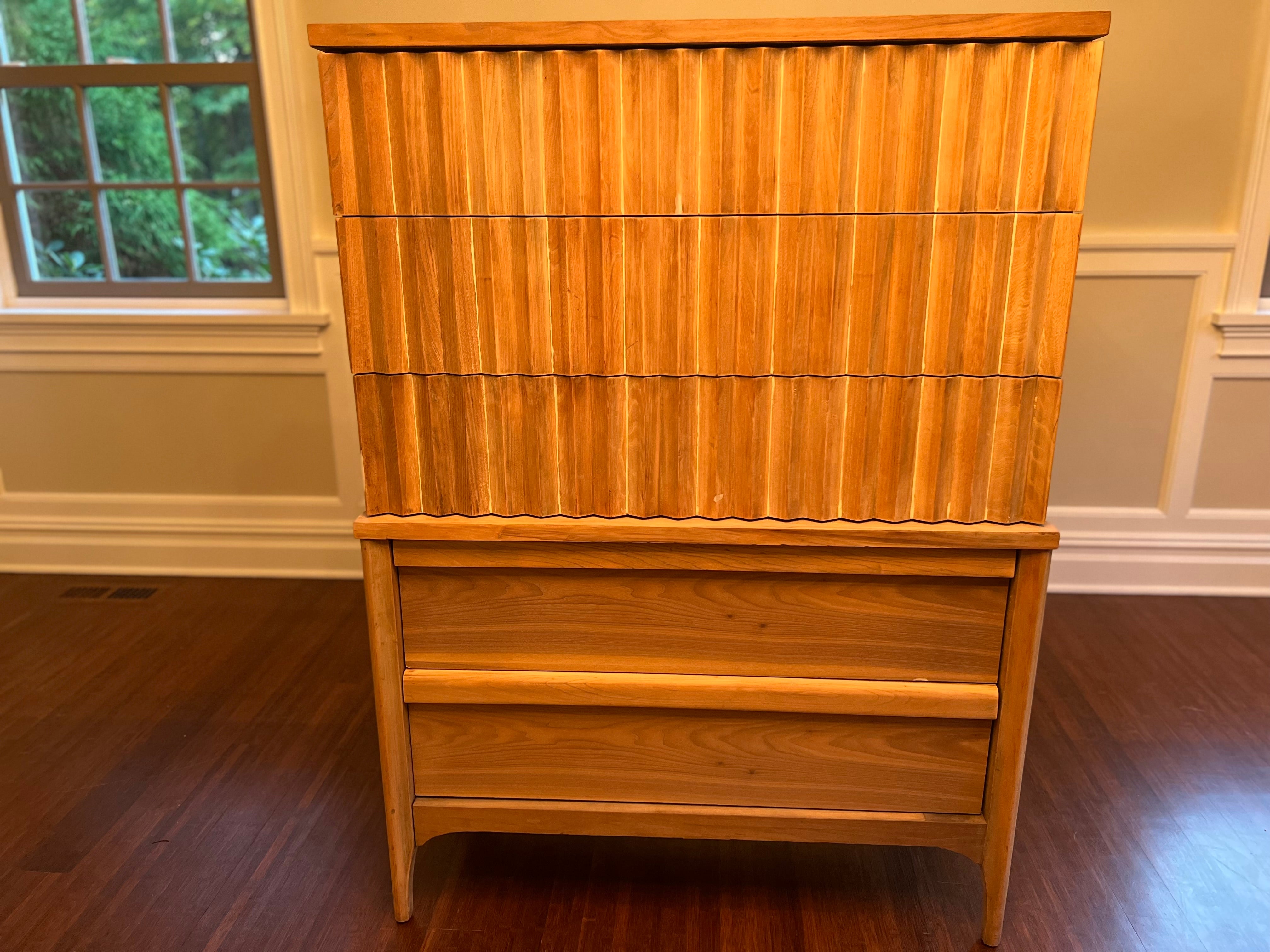 Mid Century "Raw" Reimagined Dresser