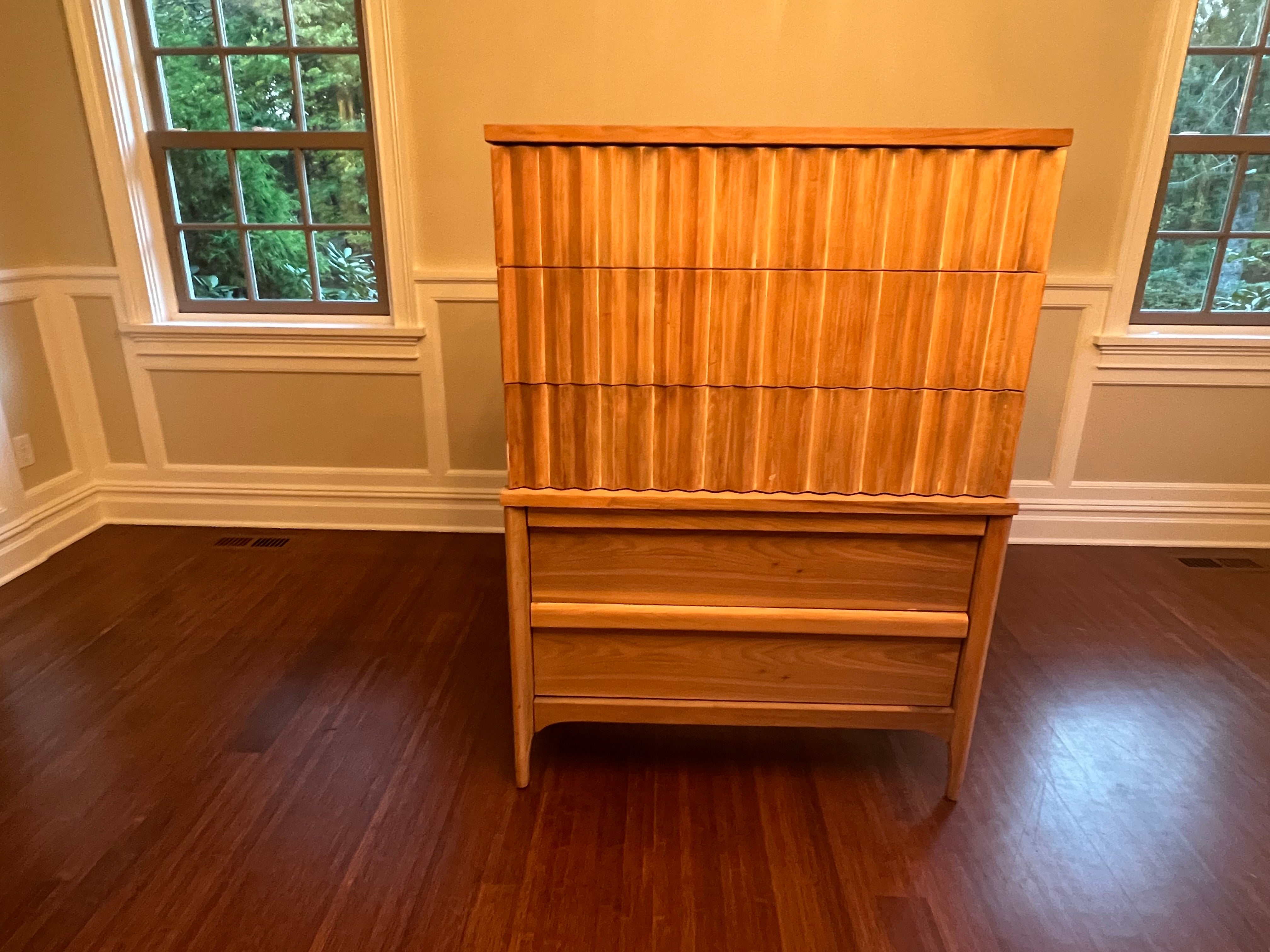 Mid Century "Raw" Reimagined Dresser