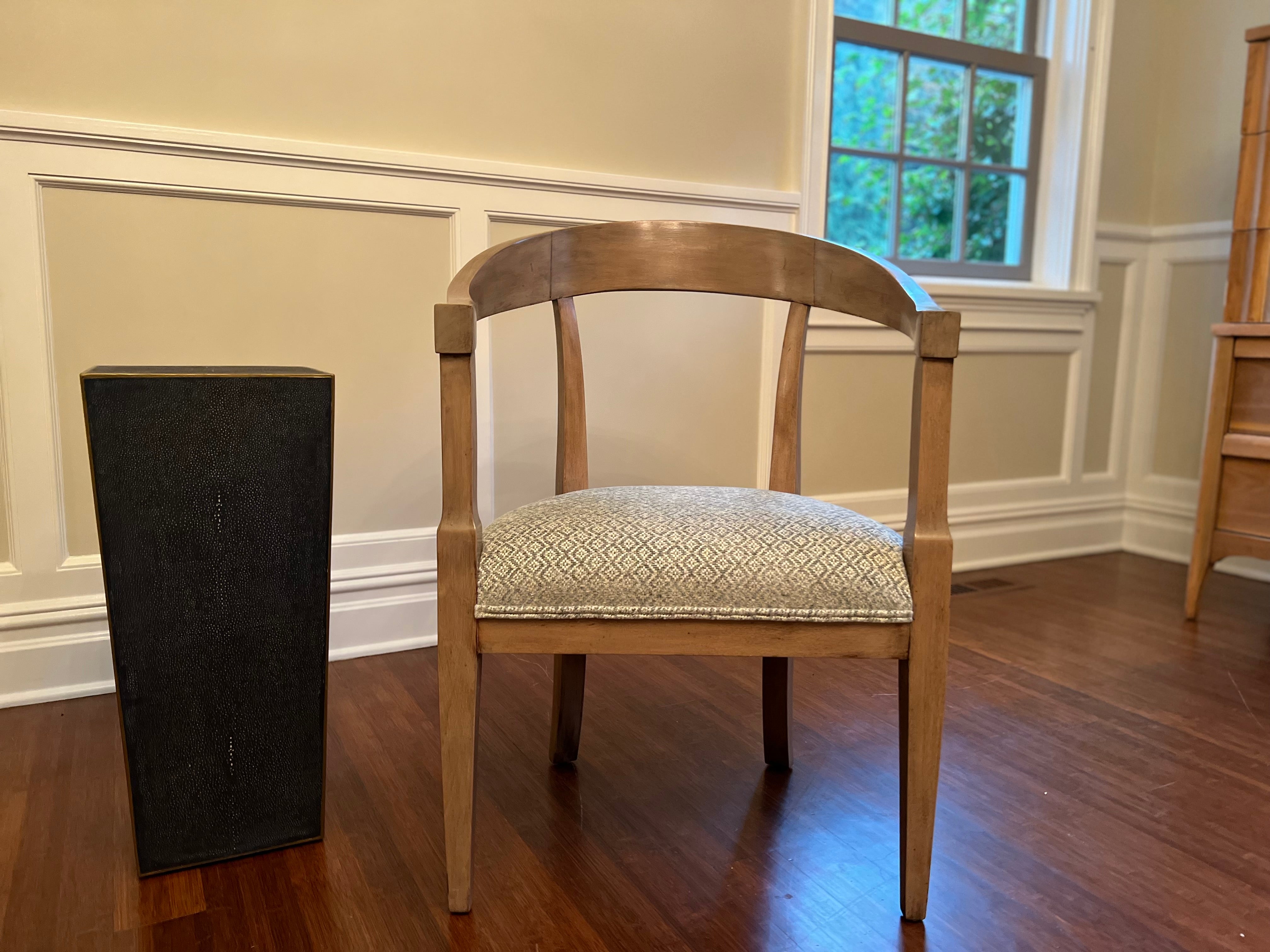 Reimagined Pair of Mid Century Accent Chairs