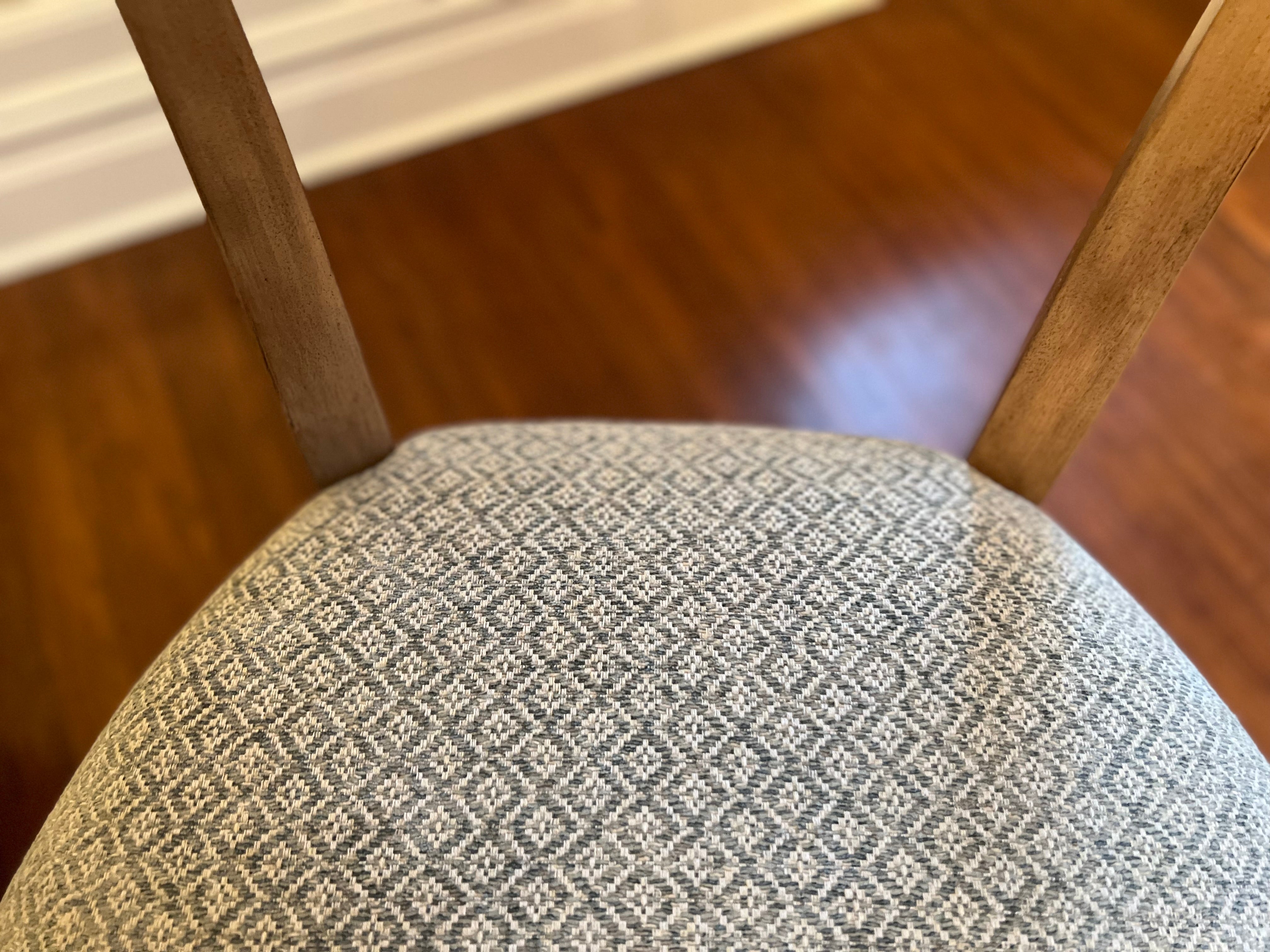 Reimagined Pair of Mid Century Accent Chairs