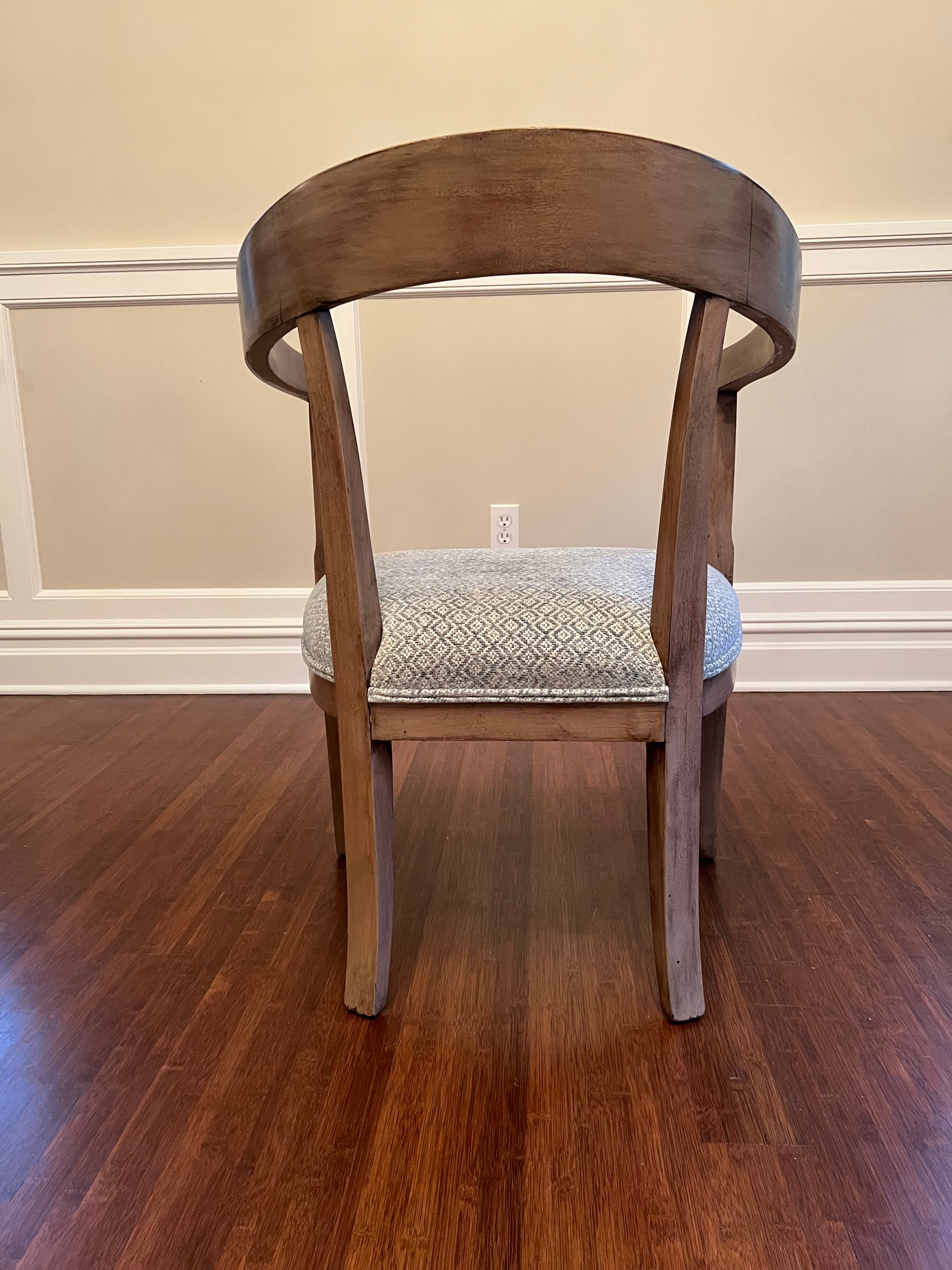 Reimagined Pair of Mid Century Accent Chairs