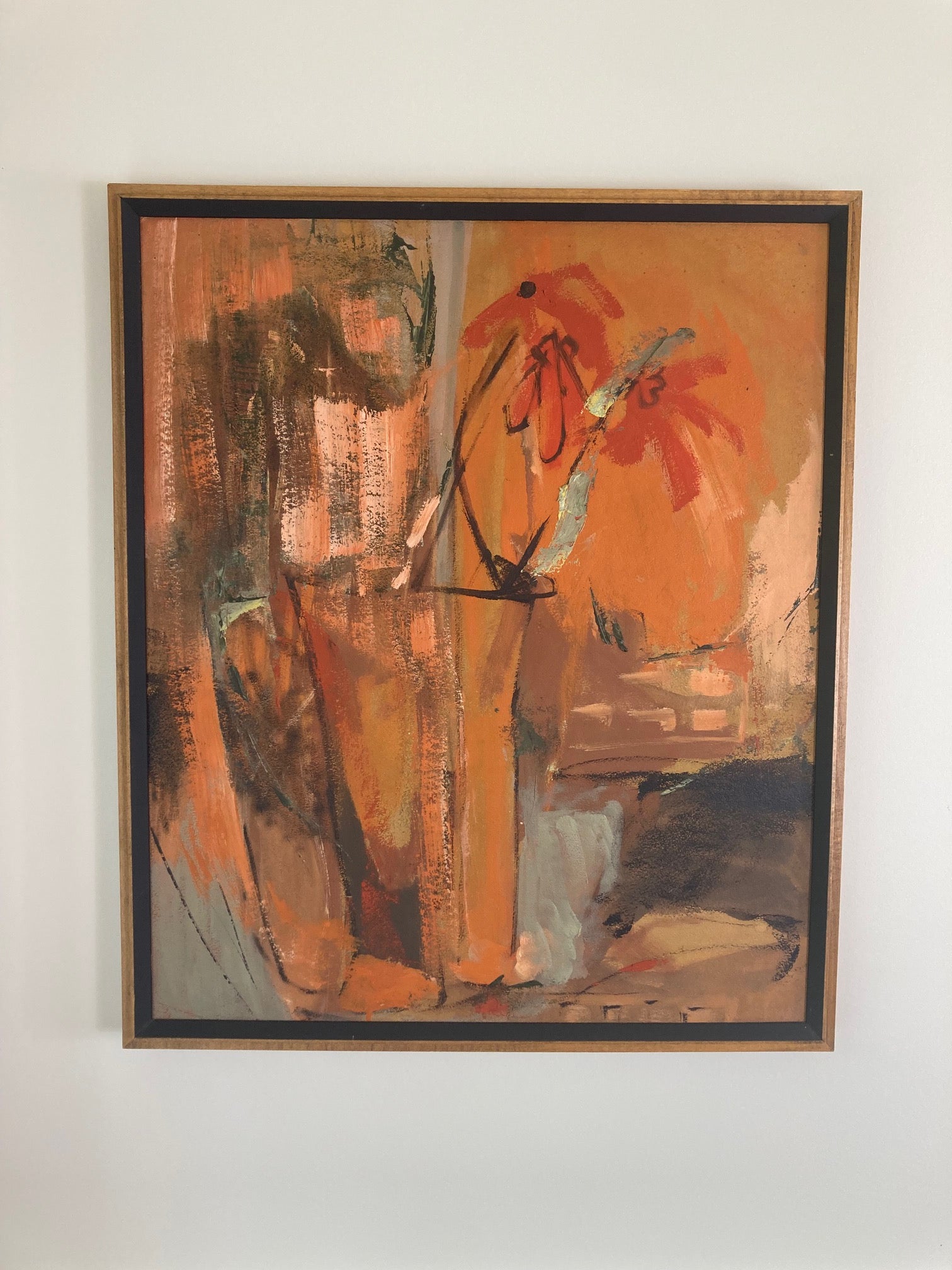 Mid Century Original Painting