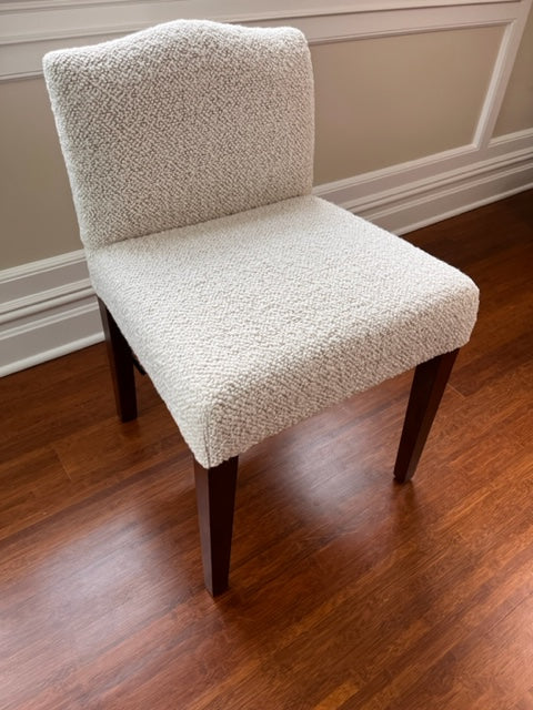 Updated Vanity Chair - Pierre Frey Boucle
