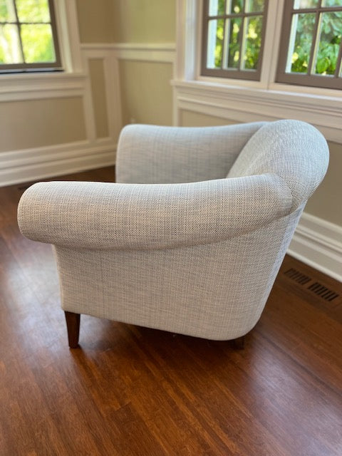 Vintage, One of a Kind Pair of Italian Art Deco Chairs - completely reimagined!