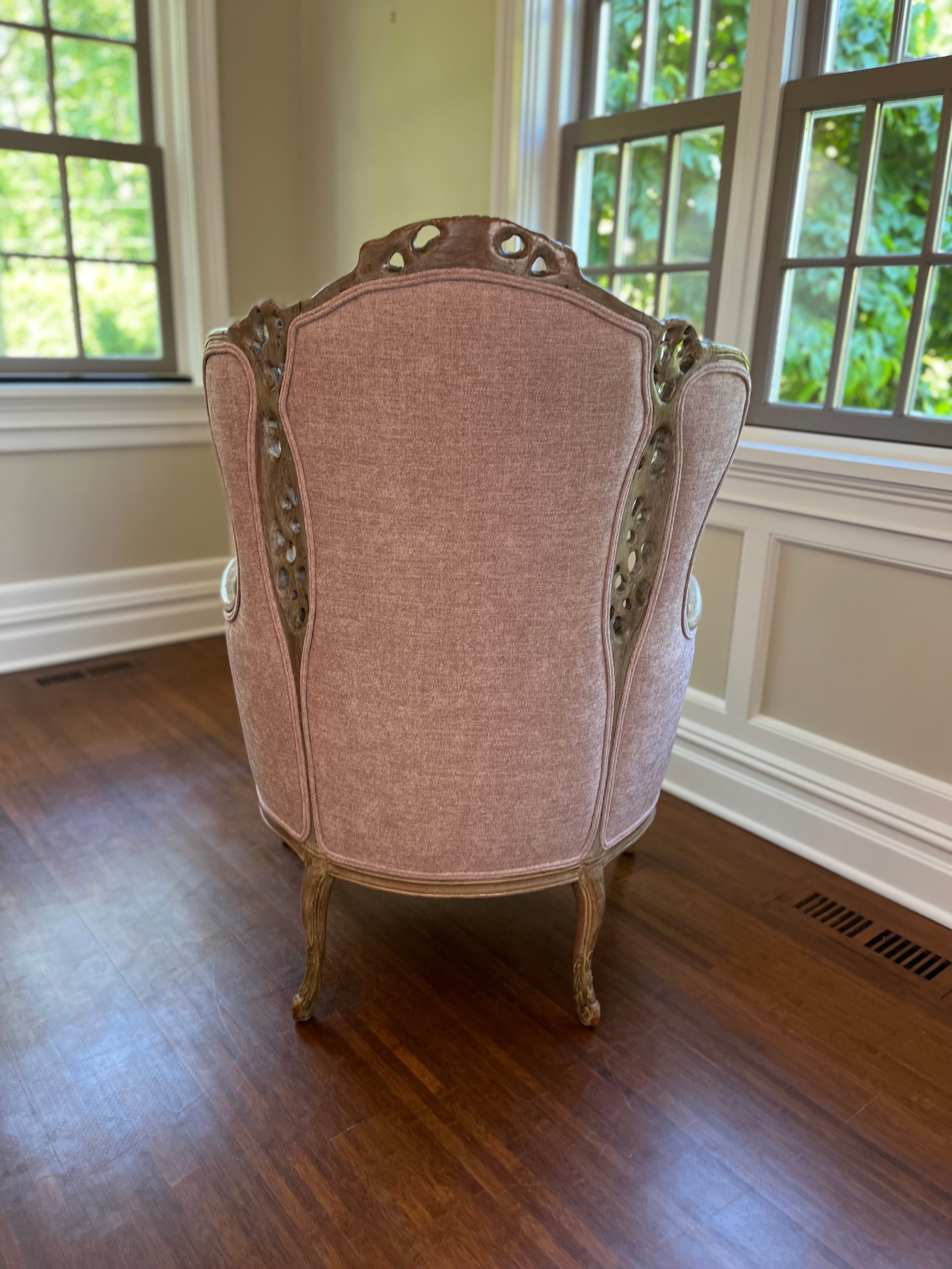 Transformed Antique Wingchair