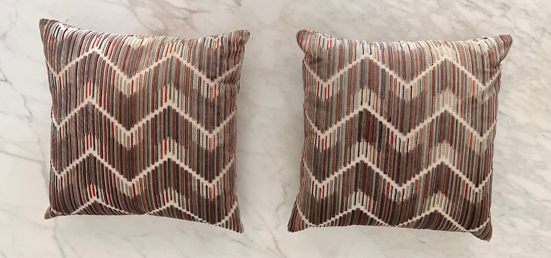Trace Inspired Romo Velvet Pillows