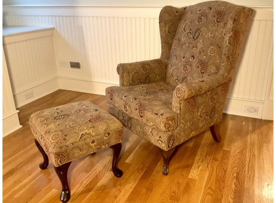 Wing Chair and Ottoman