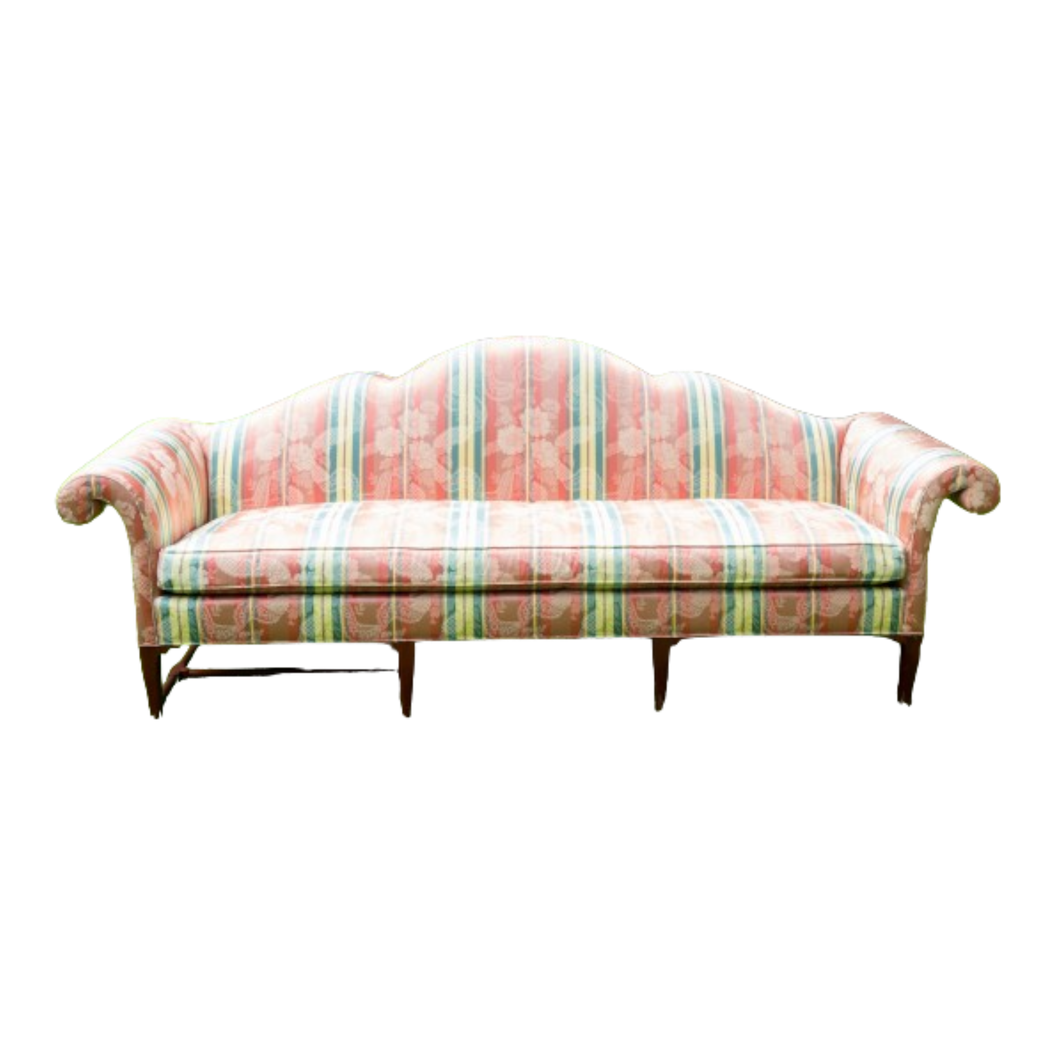 Vintage Chippendale Style Sofa