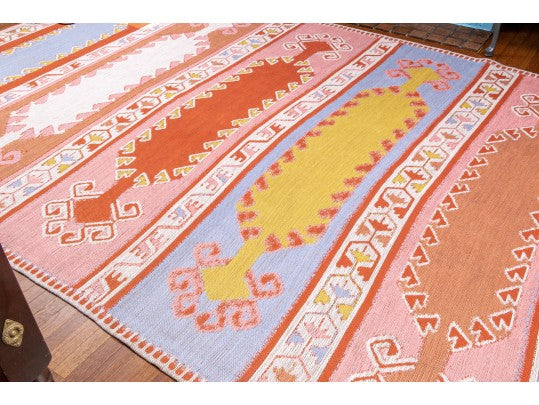 Coming Soon! Flat Weave Mid-Century Room-size Rug