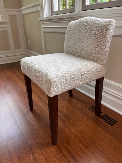 Updated Vanity Chair - Pierre Frey Boucle