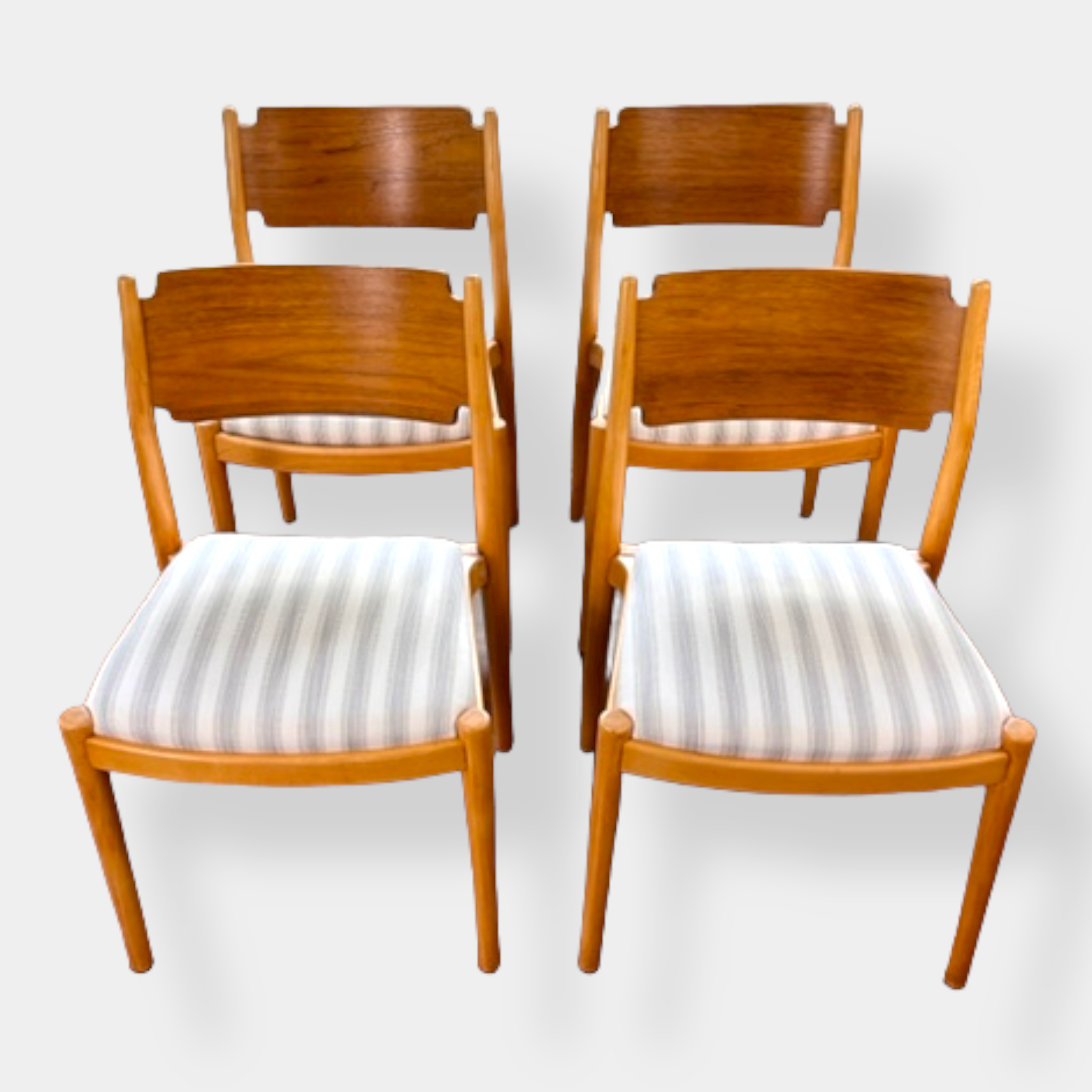 Mid-Century Restored and Renewed Dining Chairs