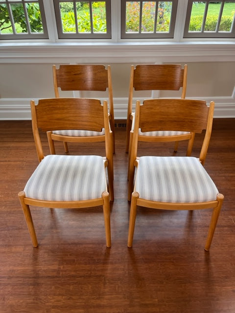 Mid-Century Restored and Renewed Dining Chairs