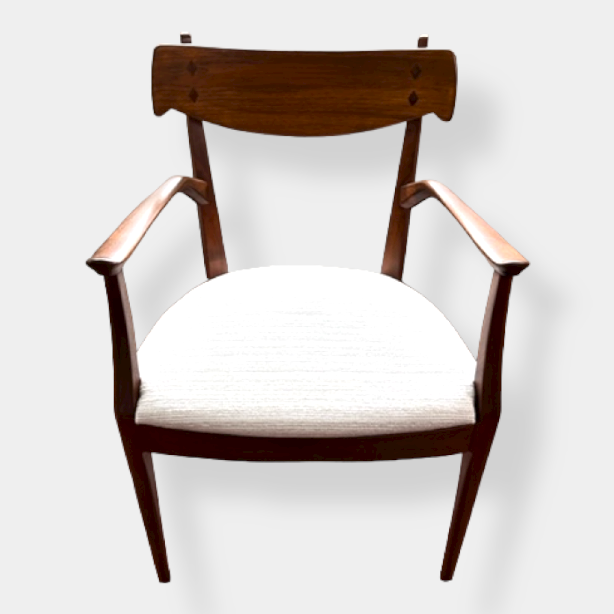 Mid-Century Reimagined Mahogany Chairs