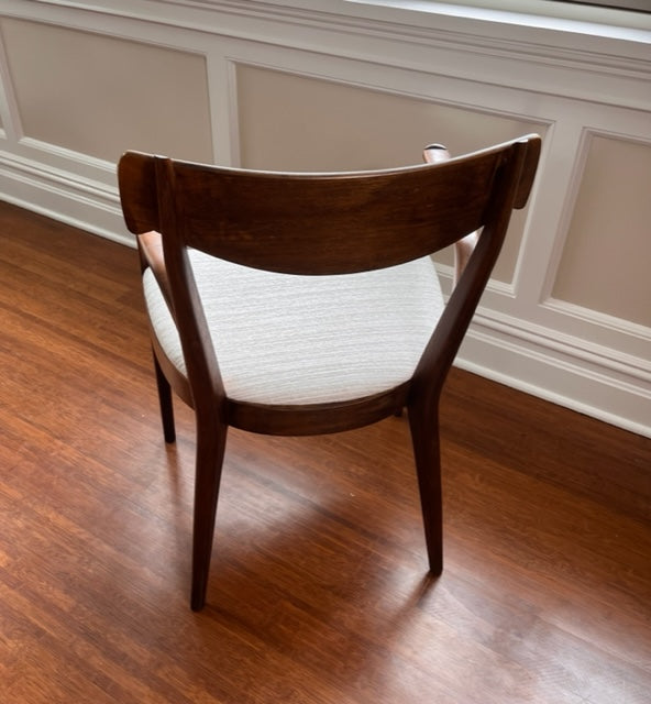 Mid-Century Reimagined Mahogany Chairs