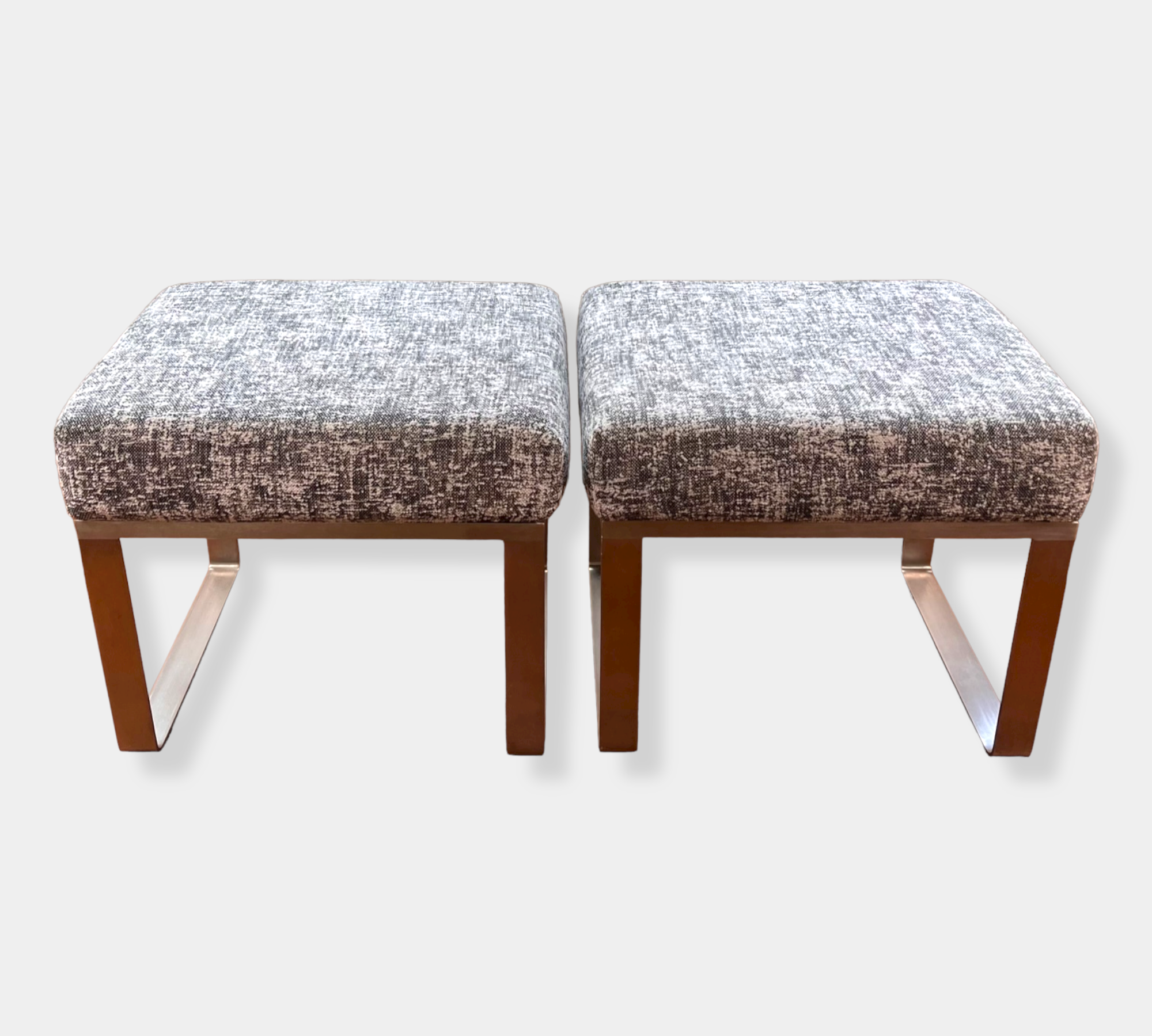 NYC Ritz Carlton Mid-Century Reimagined Ottomans