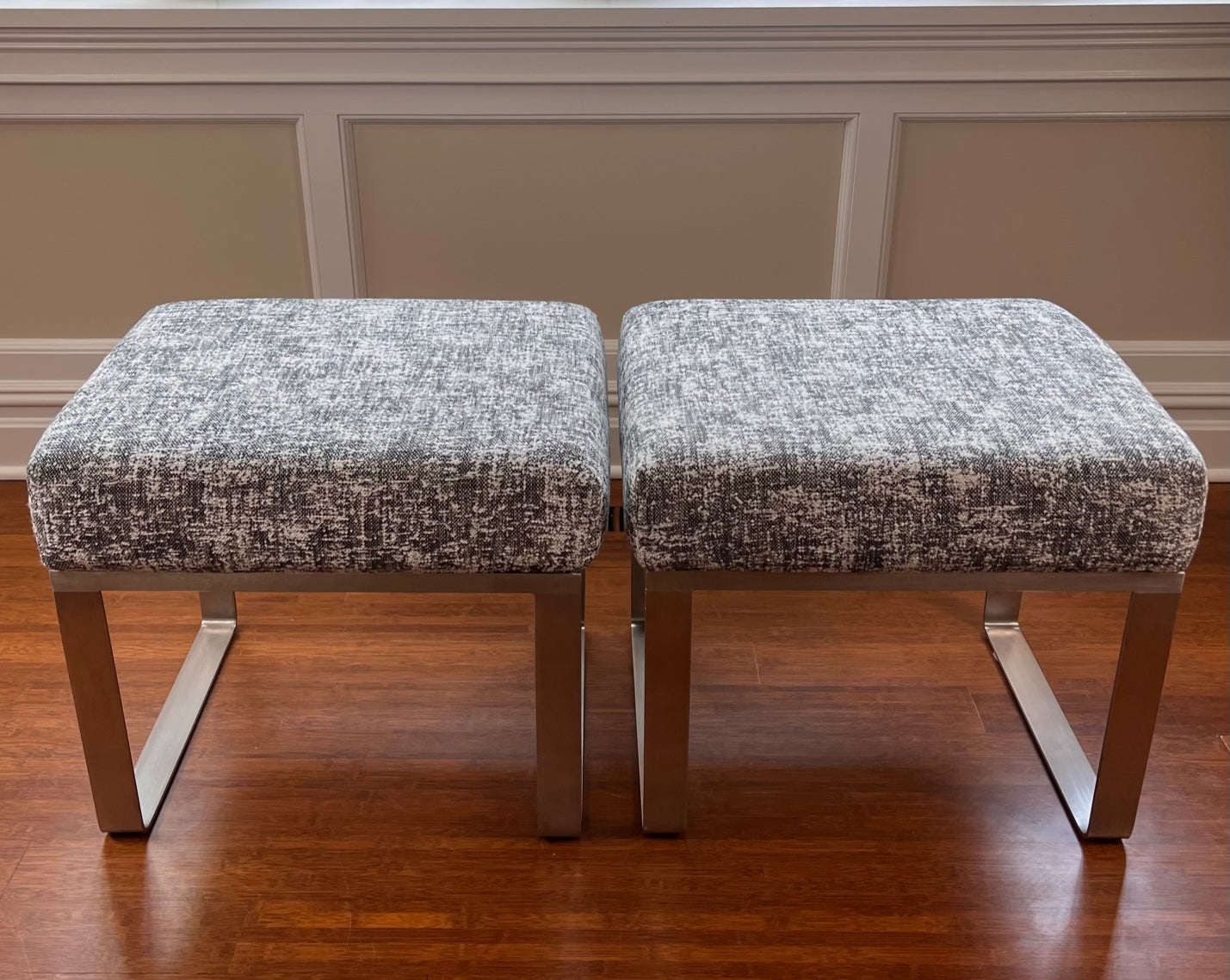 NYC Ritz Carlton Mid-Century Reimagined Ottomans