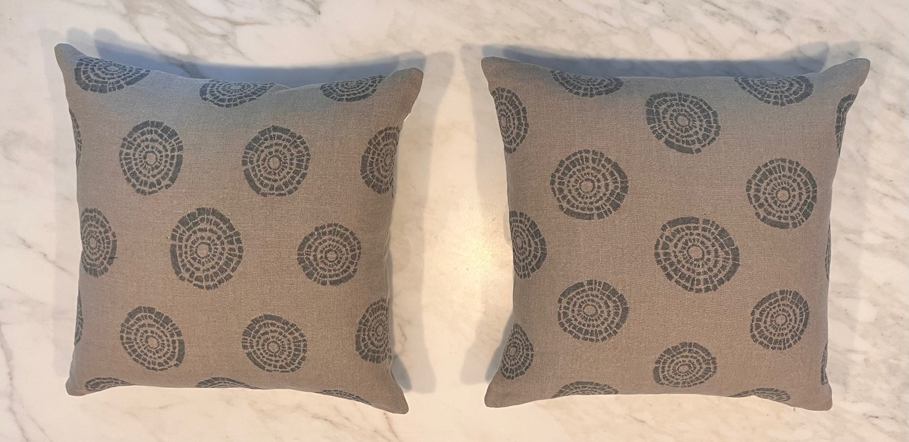 Trace Inspired Holland and Sherry Pillows