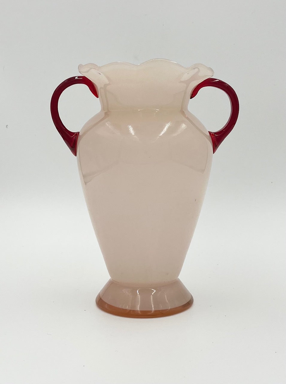 Vintage Mid-Century Blush Vase