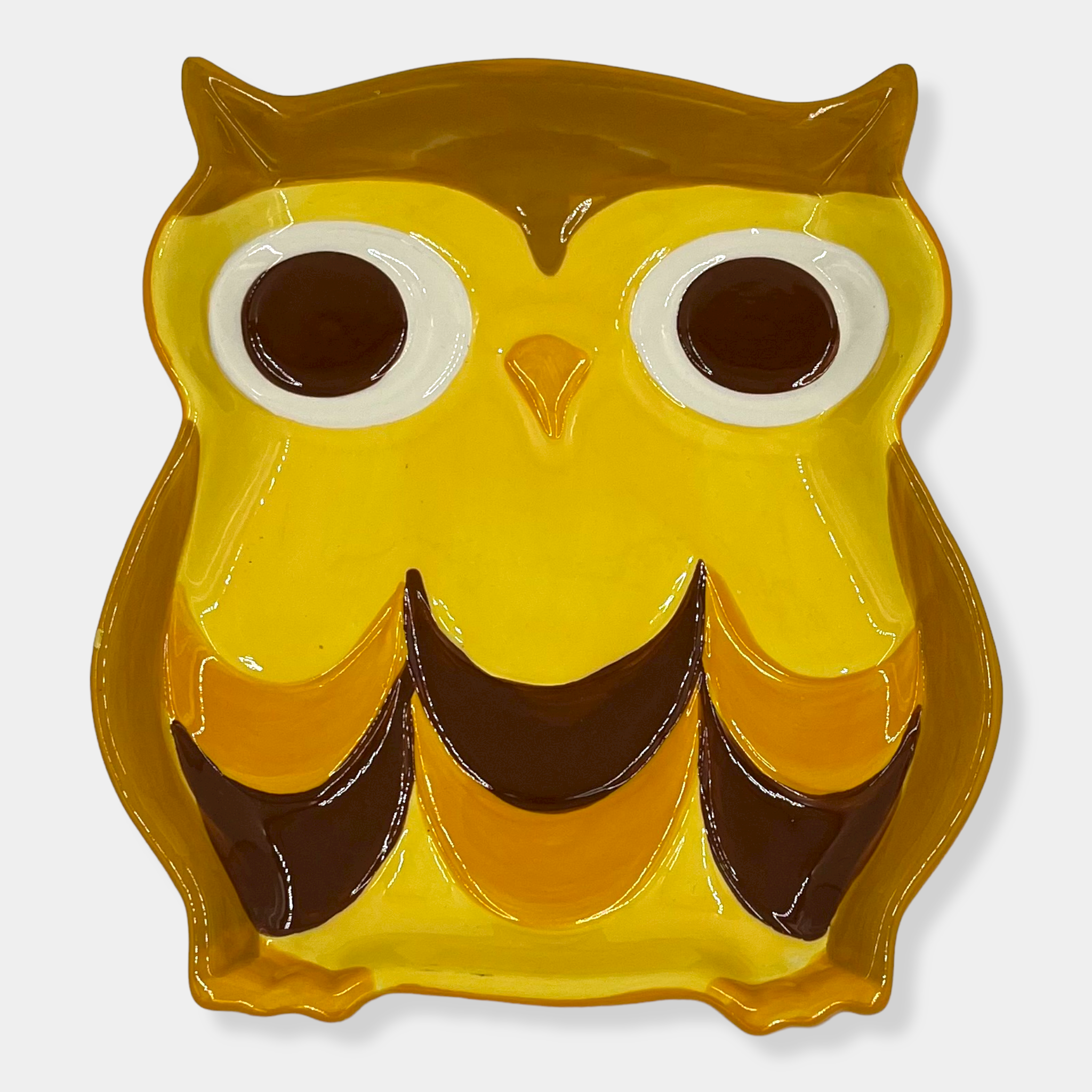 Mid-Century Owl Platter