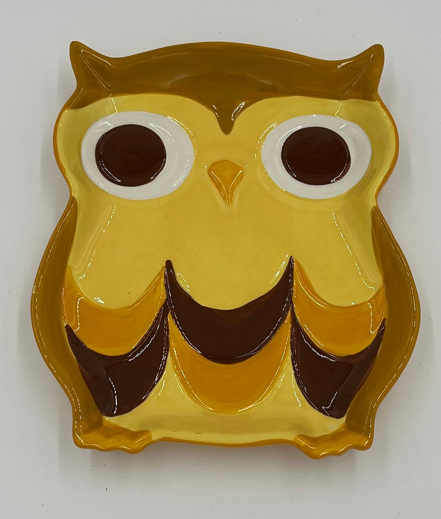 Mid-Century Owl Platter