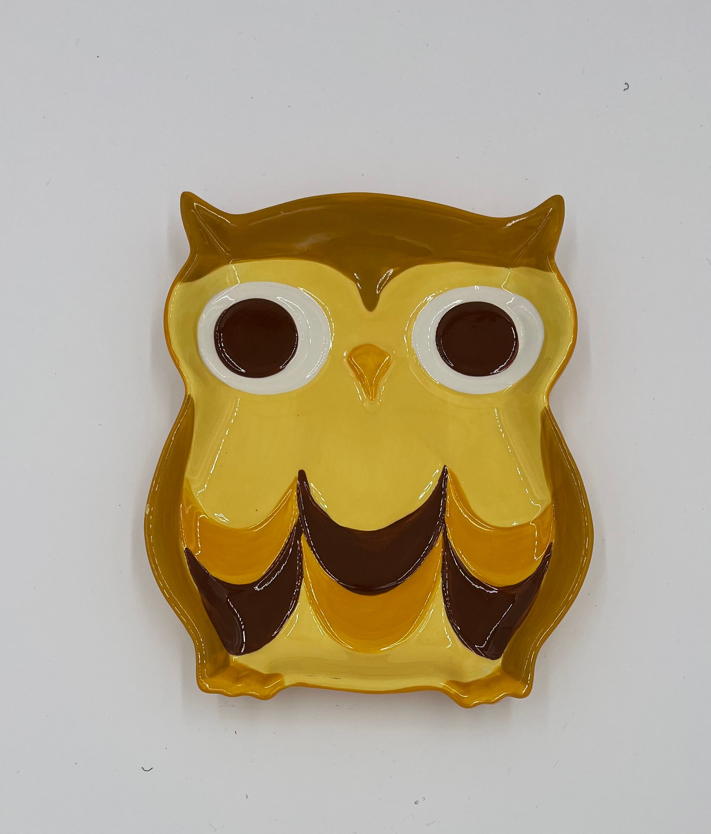 Mid-Century Owl Platter