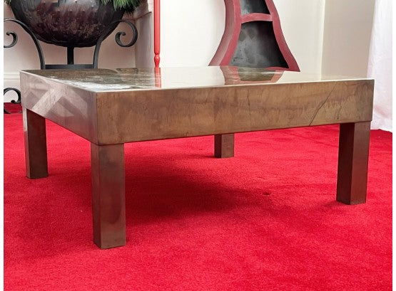 Coming Soon! Modern Brass Coffee Table