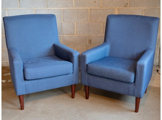 Customize Now! Mid-Century Styled Club Chairs