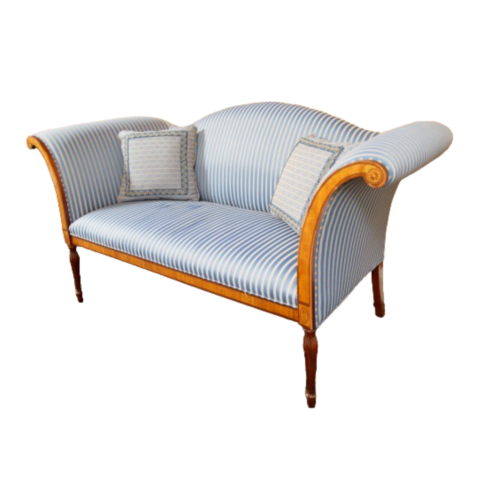 Customize Now! French Settee with Exquisite Woodwork