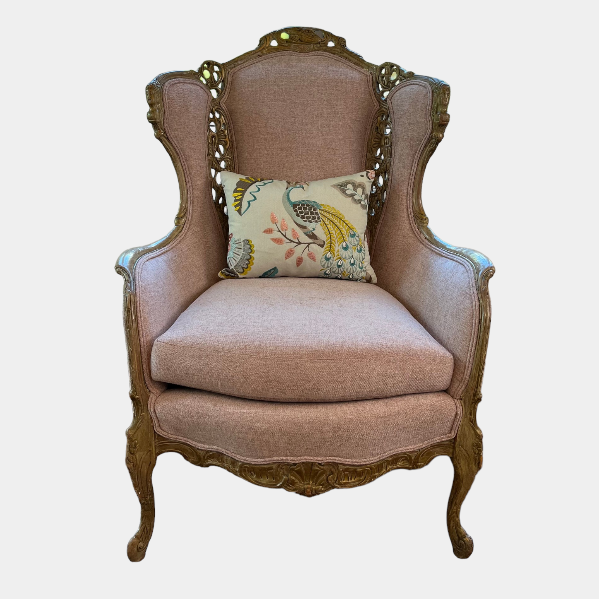 Transformed Antique Wingchair